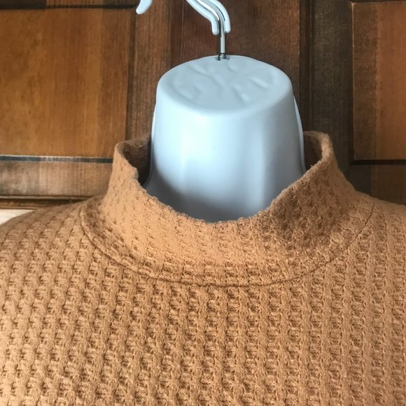 American Eagle Outfitters Light Brown Mock Turtle Pullover Top Size XXL - Picture 3 of 10